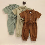 Lioraitiin 1-5Years Toddler Baby Girl’s Long Sleeve Jumpsuit Fashion