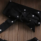 New Fashion Toddler Baby Girls Black Blouse Top Hole Denim Pants