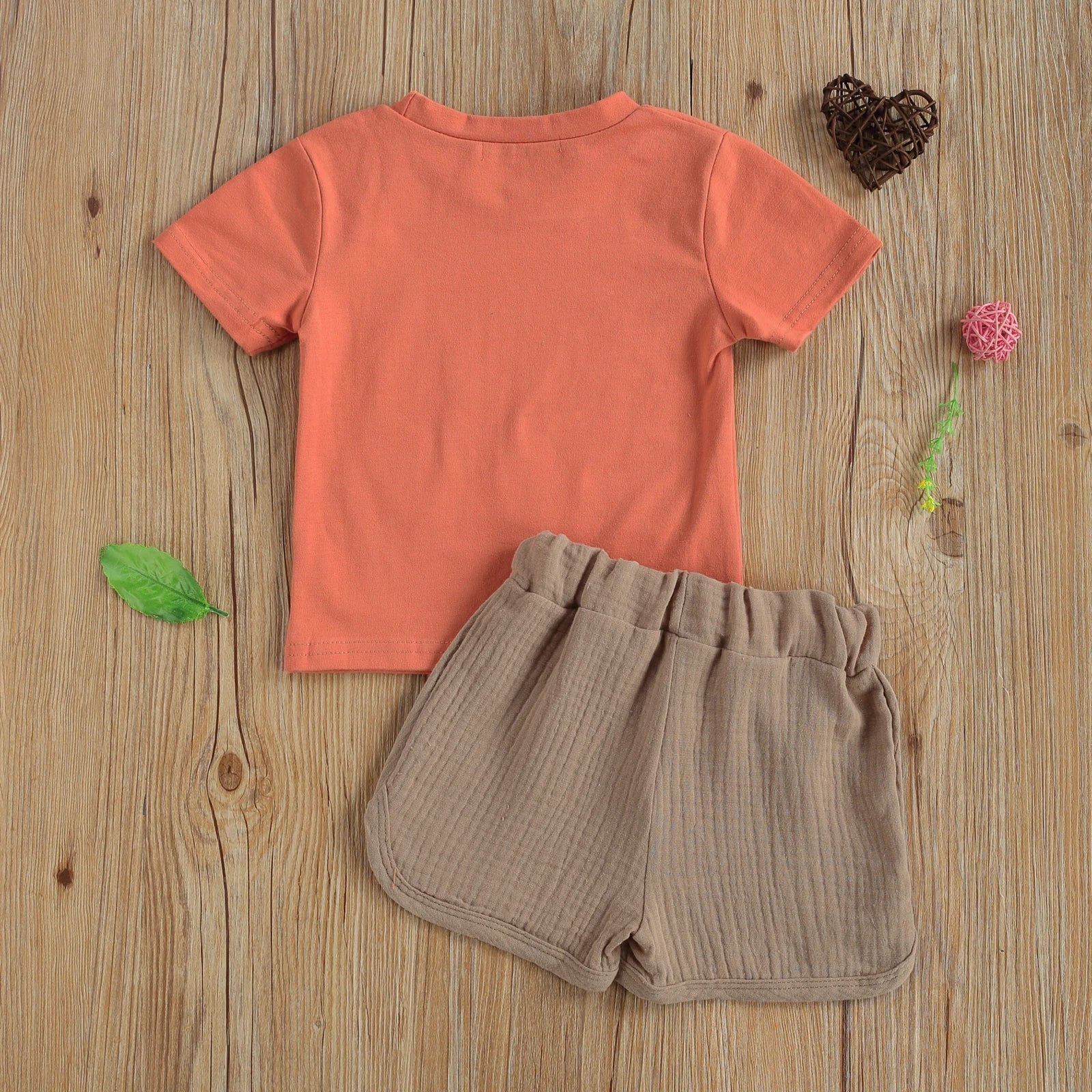 lioraitiin 0-4Years Toddler Baby Boy Girl Pattern Printing Two-pieces