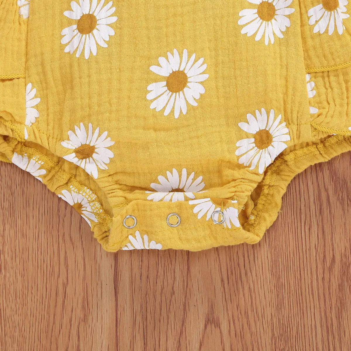 lioraitiin 0-24M 2Pcs Newborn Baby Girl Daisy Printed Romper Off