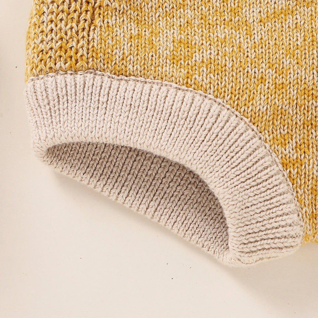 Lioraitiin 0-18M Newborn Baby Boy Girl Bodysuit Sleeveless Knitting