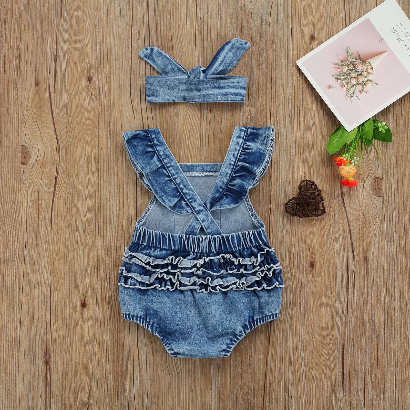 0-18M Infant Baby Girls Outfit Creative Rainbow Fly Sleeve Lace