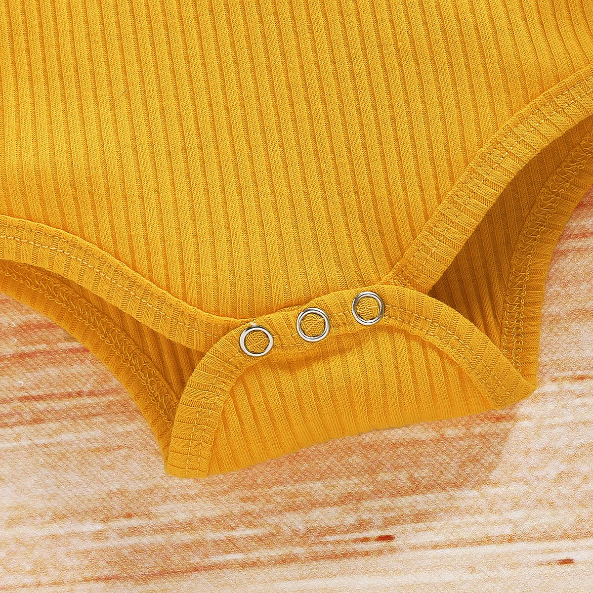 Lioraitiin 0-24M Newborn Infant Baby Girl Set Short Sleeve Yellow