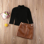 lioraitiin 1-5Years Toddler Baby Girl Fashion Set Long Sleeve