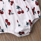 Pudcoco US Stock 2Pcs Newborn Kids Baby Girl Ruffle Romper Print