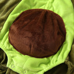Lioraitiin 0-24M Infant Kids Baby Boy Girl Warm Zippered Avocado