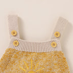 Lioraitiin 0-18M Newborn Baby Boy Girl Bodysuit Sleeveless Knitting