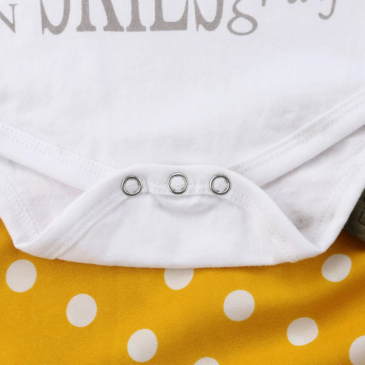 Pudcoco US Stock Newborn Infant Baby Girls Letter Romper Top+Bow Dot