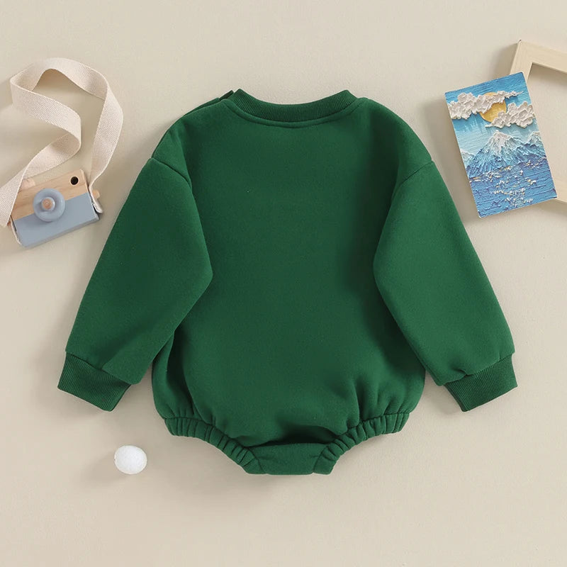 Lioraitiin 0-18M Newborn Baby Boy Girl Outfits Fleece Solid Color