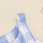 Lioraitiin Newborn Baby Girls Easter Romper Bunny Carrot Embroidery