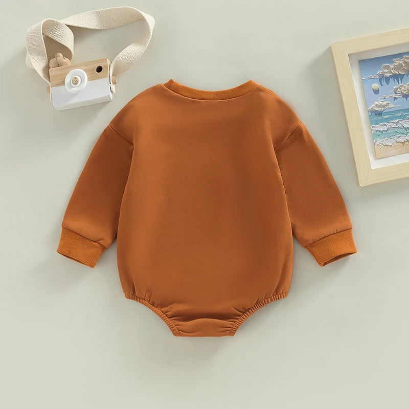 Lioraitiin 0-12M Infant Baby Boy Girl Bodysuit Letter MAMA's Coffee