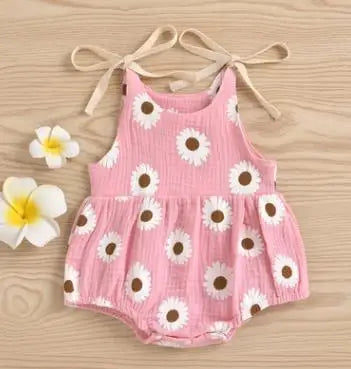 Lioraitiin 0-24M Newborn Infant Baby Girl Fashion Daisy Floral
