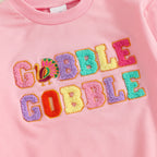 Lioraitiin Toddler Baby Girl 2Pcs Thanksgiving Outfits Long Sleeve