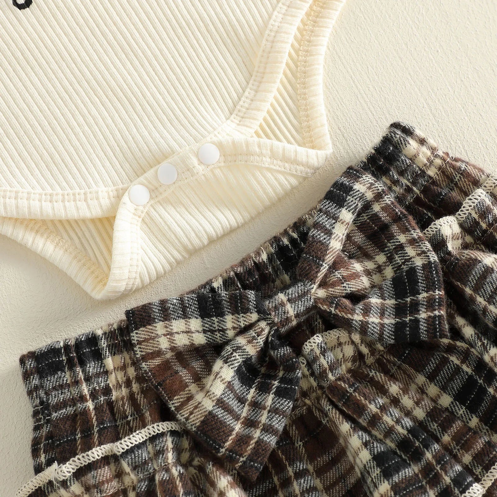 Lioraitiin Infant Girl Baby Outfit Crew Neck Ruffle Short Sleeve Bull