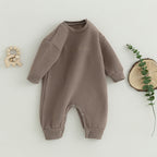 Lioraitiin 0-18M Infant Baby Boys Girl Jumpsuit Cute Letter
