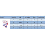 Lioraitiin Baby Girls 4th of July Outfit Letter Print Short Sleeves