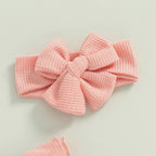 Lioraitiin Baby Girls Outfit, Long Sleeve Crew Neck Frills Zipped