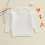 Lioraitiin Kids Baby Girls Boys 4th of July Sweater US Flag Pattern