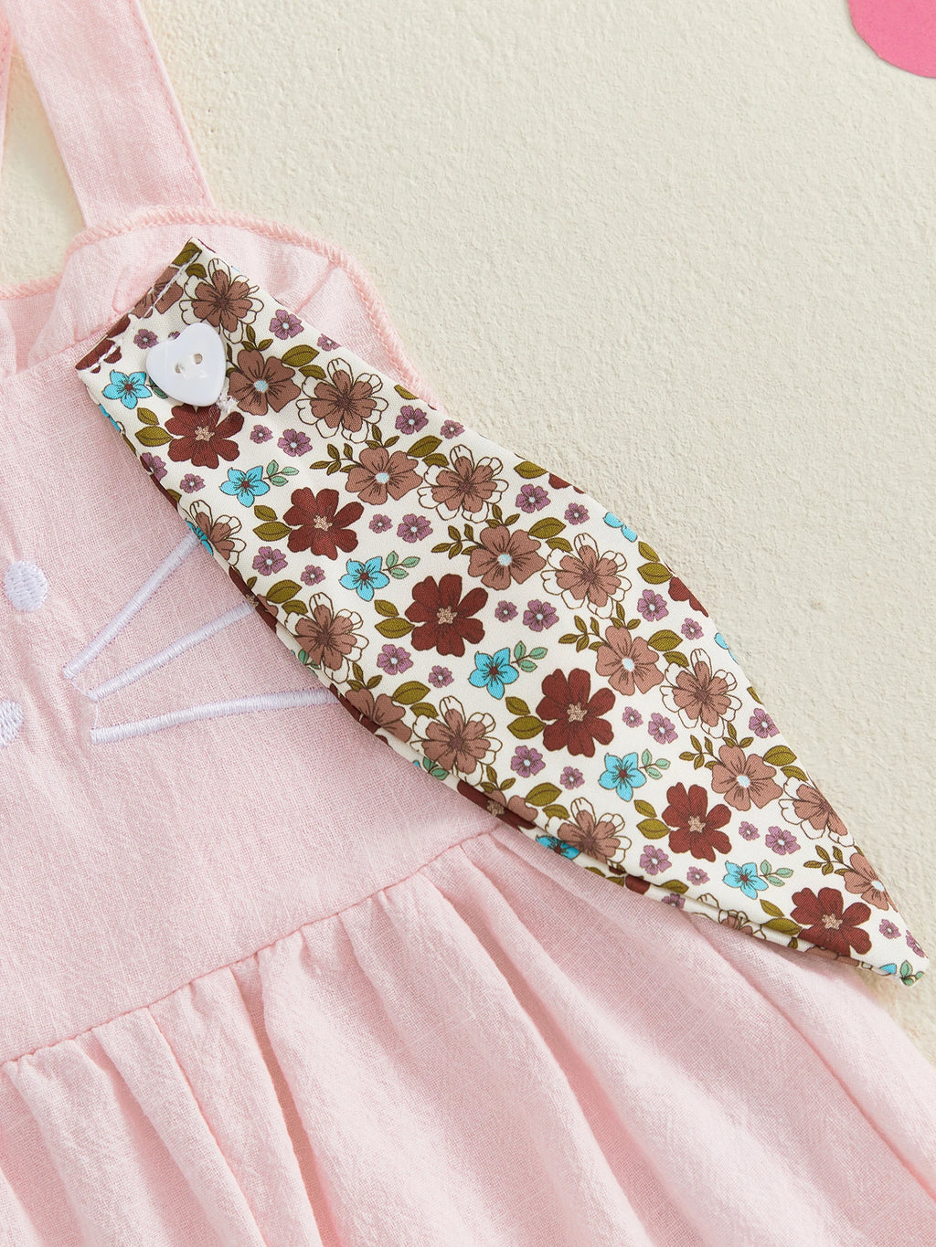Lioraitiin Toddler Baby Girl Easter Romper Adorable Bunny Themed