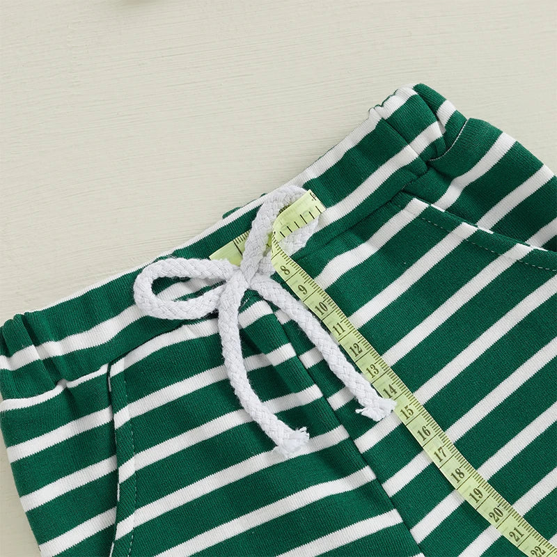 Lioraitiin 3M-3Y Toddler Baby Boy St Patricks Day Outfit Clover