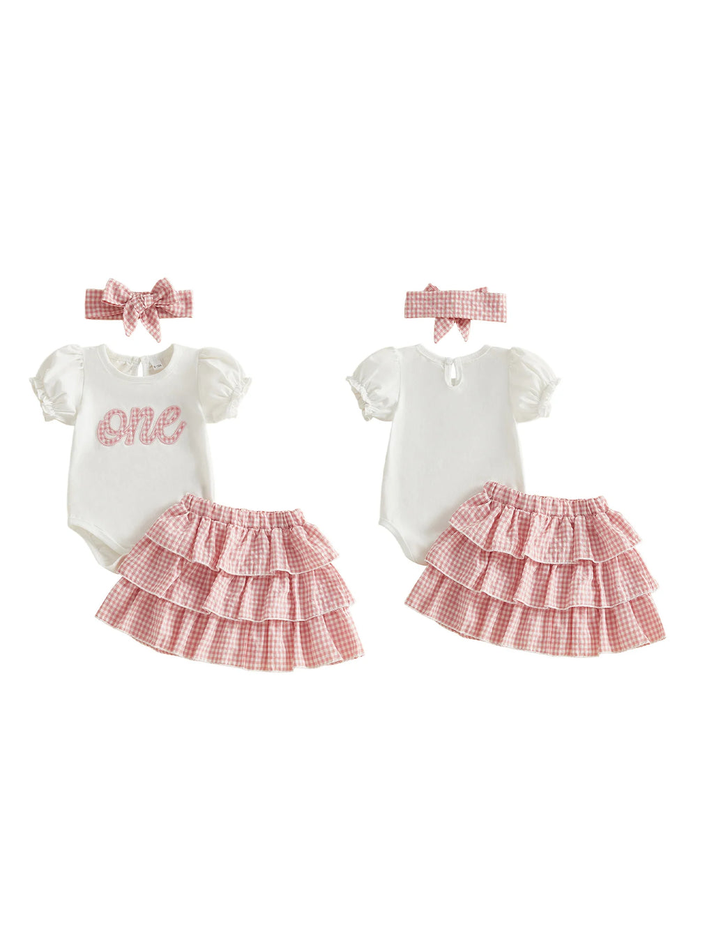 Lioraitiin Baby Girl 1st Birthday Outfit Cute Short Sleeve Letters