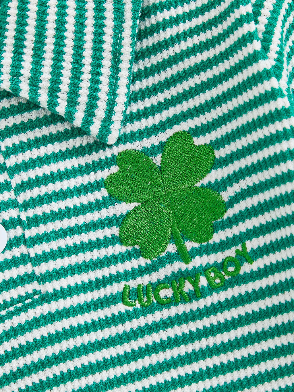Lioraitiin Toddler Little Boy Irish Sweatshirt Striped Clover Letter