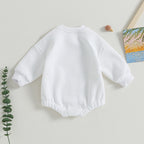 Lioraitiin 0-18M Infant Baby Boys Sweatshirt Bodysuit Long Sleeve