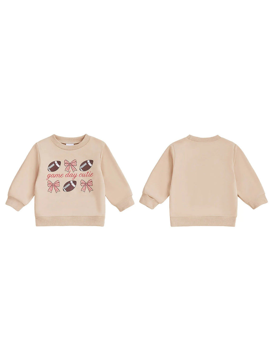 Lioraitiin Kids Boys Girls Sweatshirt Long Sleeve Crew Neck Letters