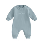Lioraitiin 0-18M Infant Baby Boys Girl Jumpsuit Cute Letter