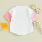 Lioraitiin Newborn Baby Girl Romper Daddy s Girl Embroidery Romper