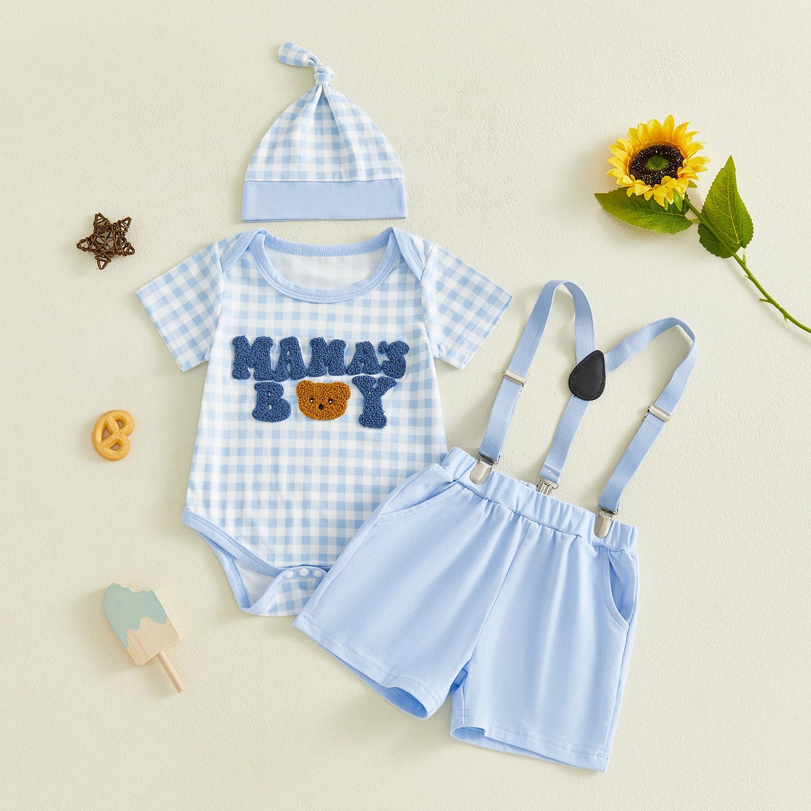 Lioraitiin Baby Boys Shorts Outfits Short Sleeve O Neck Letter