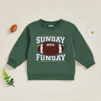 Lioraitiin Kids Boys Girls Sweatshirt Long Sleeve Crew Neck Letters