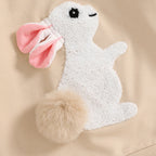 Lioraitiin Toddler Girls Boys Sweatshirts Easter Rabbit Embroidered