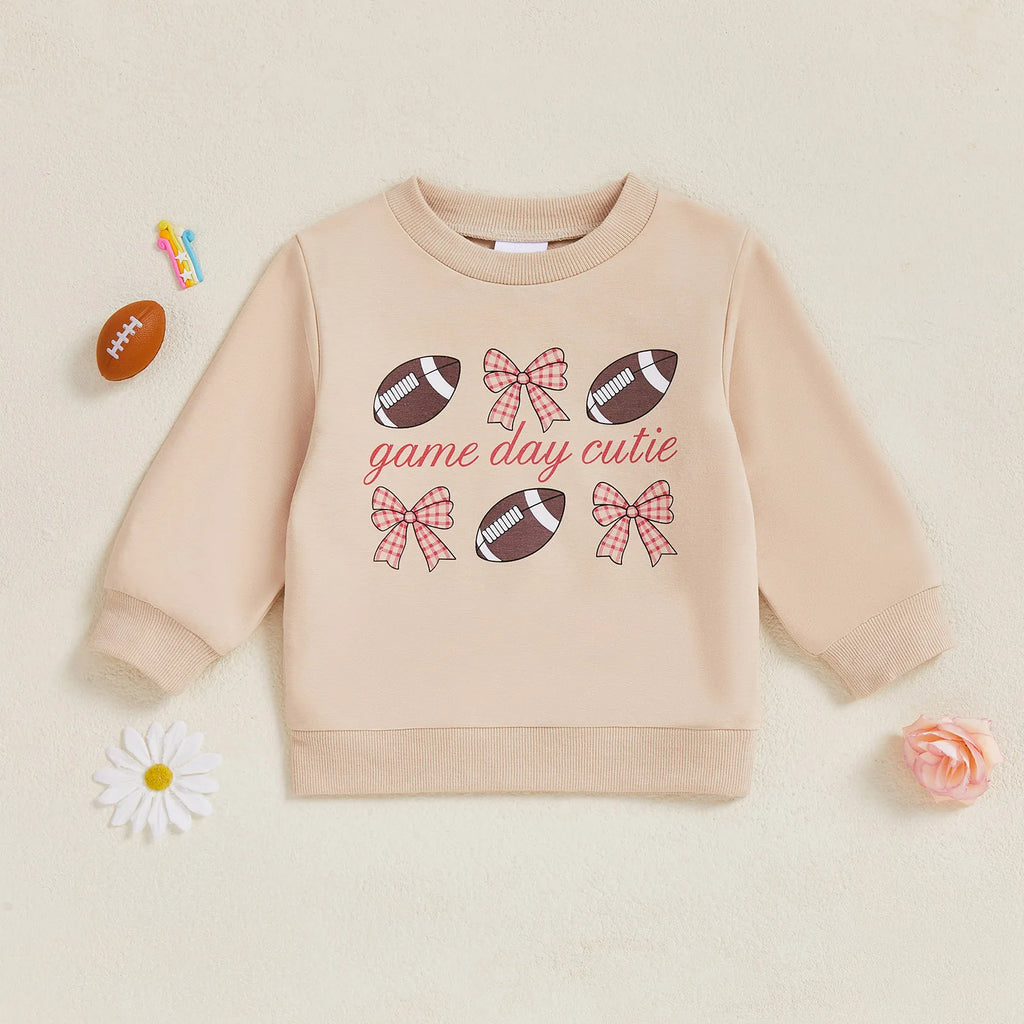 Lioraitiin Kids Boys Girls Sweatshirt Long Sleeve Crew Neck Letters