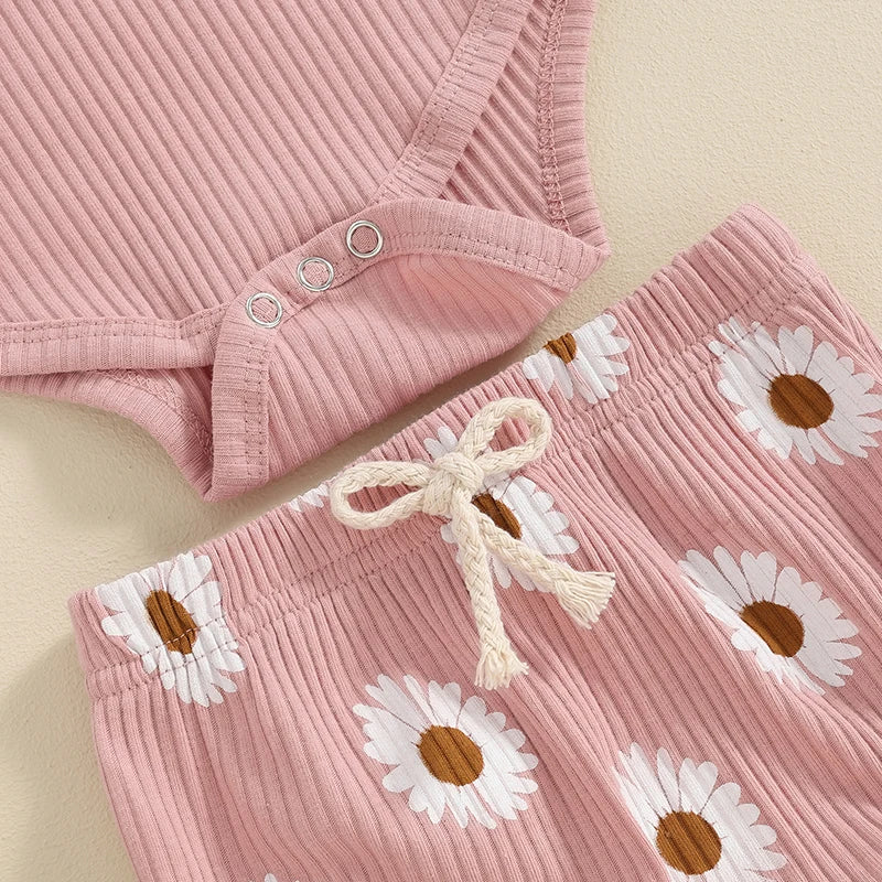 Lioraitiin 0-18M Baby Girls Shorts Sets Flying Sleeve Letter Print