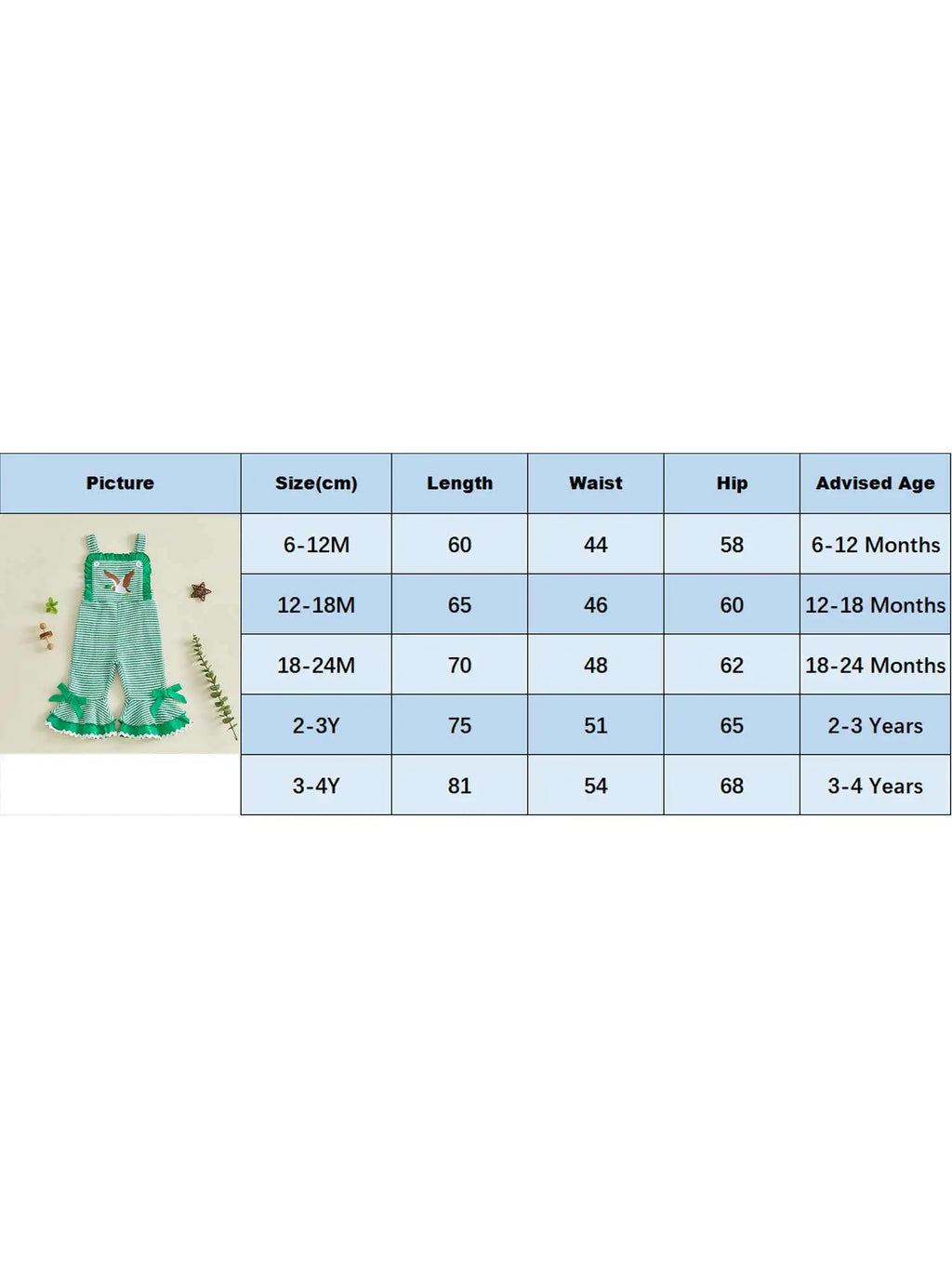 Lioraitiin ï»¿Little Girls Overalls Adorable Duck Embroidery Striped