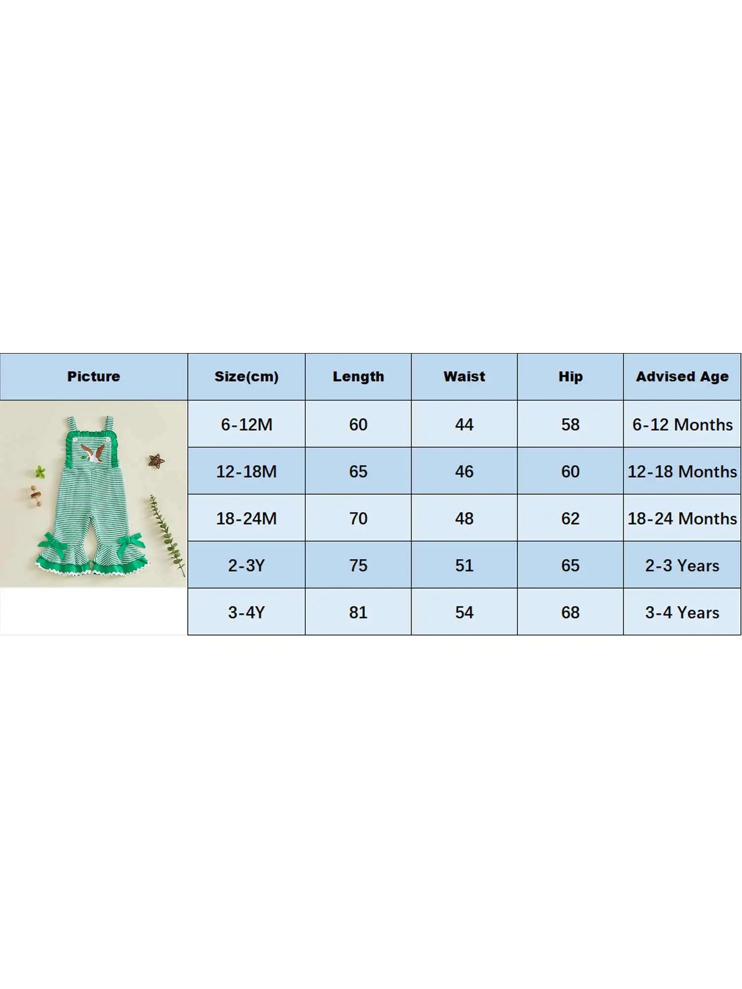 Lioraitiin ï»¿Little Girls Overalls Adorable Duck Embroidery Striped