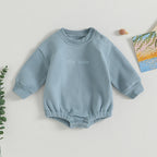 Lioraitiin 0-18M Infant Baby Boys Sweatshirt Bodysuit Long Sleeve