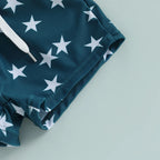 Lioraitiin Toddler Baby Boys Beach Shorts Kids Independence Day