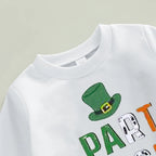 Lioraitiin Toddler Girls Irish Day Outfits Letter Print Long Sleeve