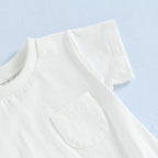 Lioraitiin 0-24M Infant Baby Girls Boys Bodysuit Short Sleeve Crew