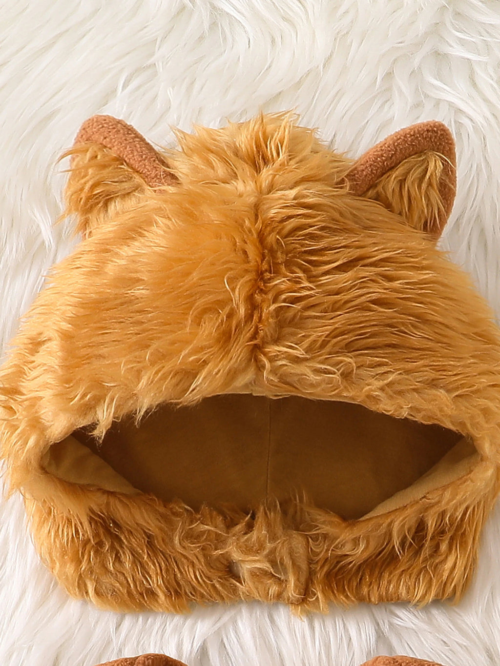 Lioraitiin Baby Boys Halloween Wolf Costume Plush Patchwork