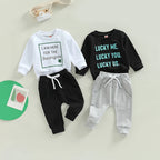 Lioraitiin 0-3Years Toddler Boys Outfit Sets St. Patrick's Day Long