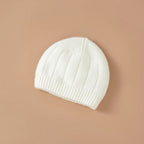 Lioraitiin Infant Jumpsuit and Cap, Solid Color Long Sleeve