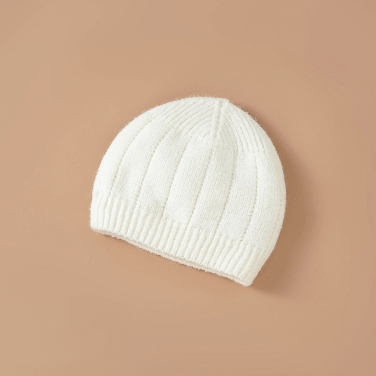 Lioraitiin Infant Jumpsuit and Cap, Solid Color Long Sleeve