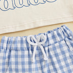 Lioraitiin Toddler Baby Boys Patriotic 4th of July Outfit Letter