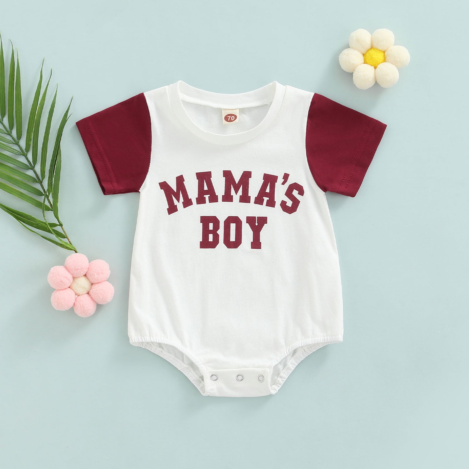 Lioraitiin 0-18M Infant Baby Boys Independence Day Bodysuit Short