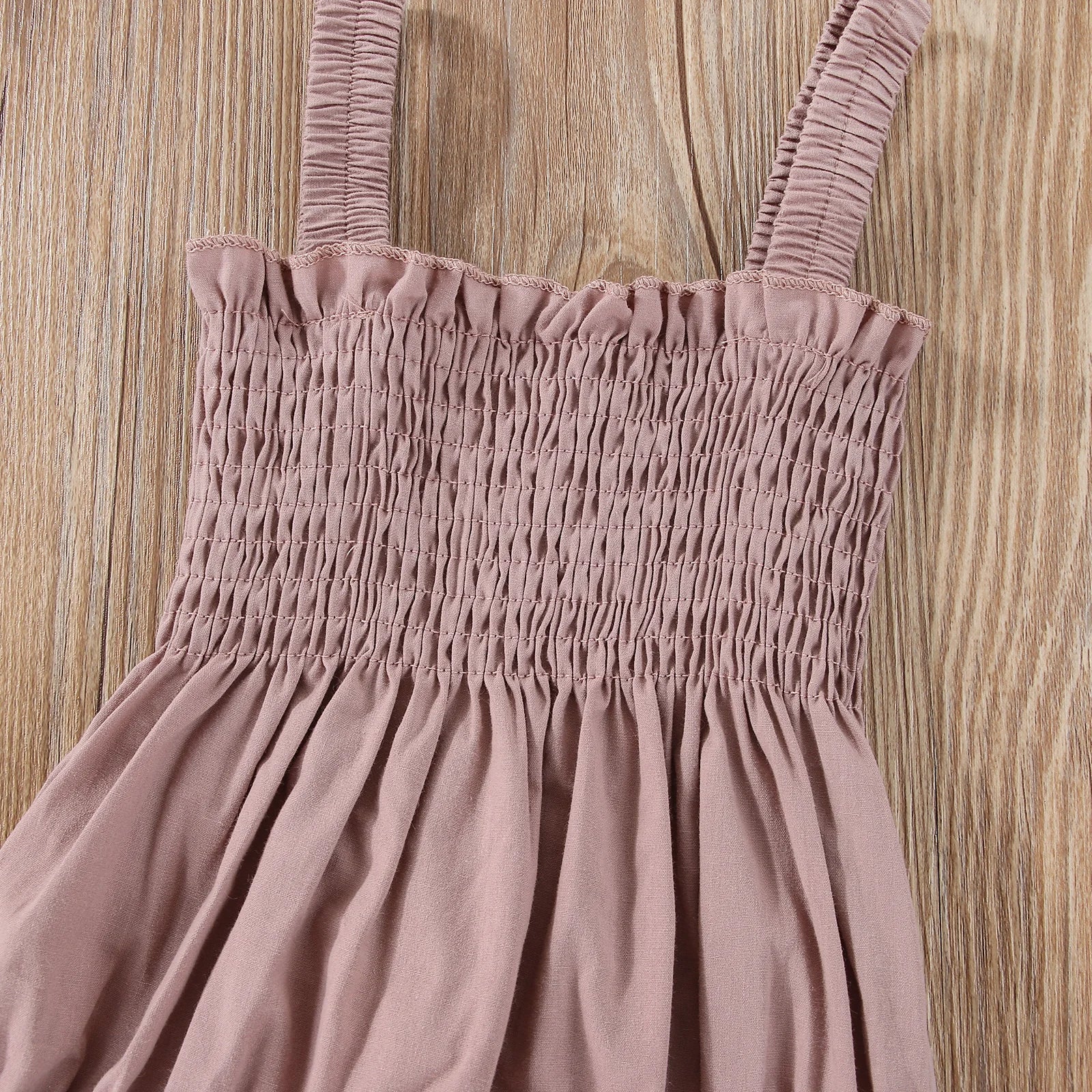 Lioraitiin 0-18M Infant Baby Girl 2Pcs Sleeveless Solid Bodysuit