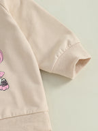 Lioraitiin Toddler Girls Halloween Sweatshirt Ghost Pumpkin Print