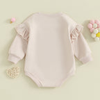 Lioraitiin 0-18M Daddys Girls Newborn Baby Ruffle Long Sleeve